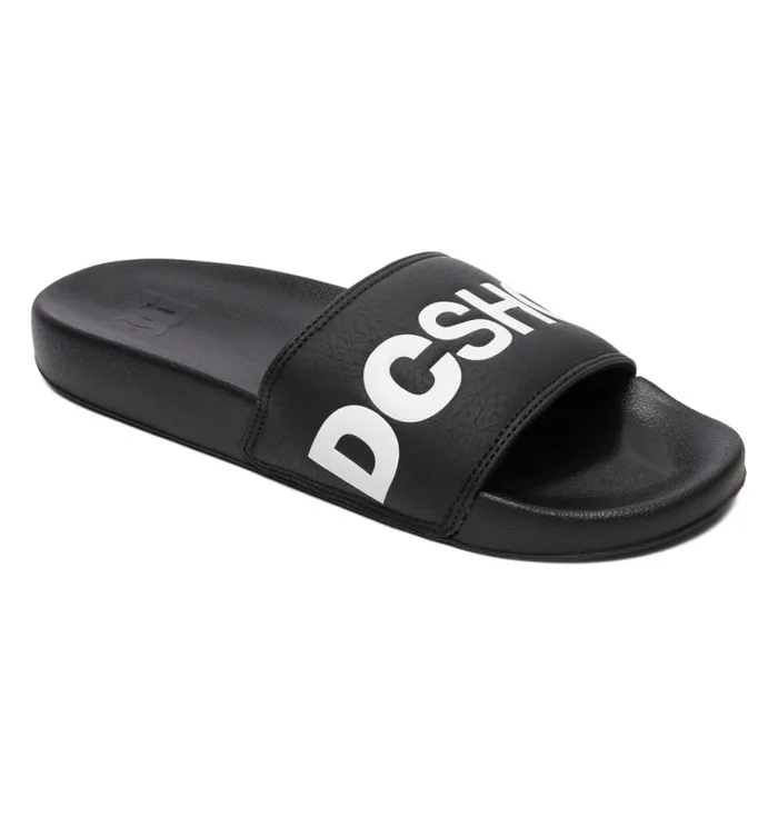 Slides Men DC Shoes DC Slides Blackwhite