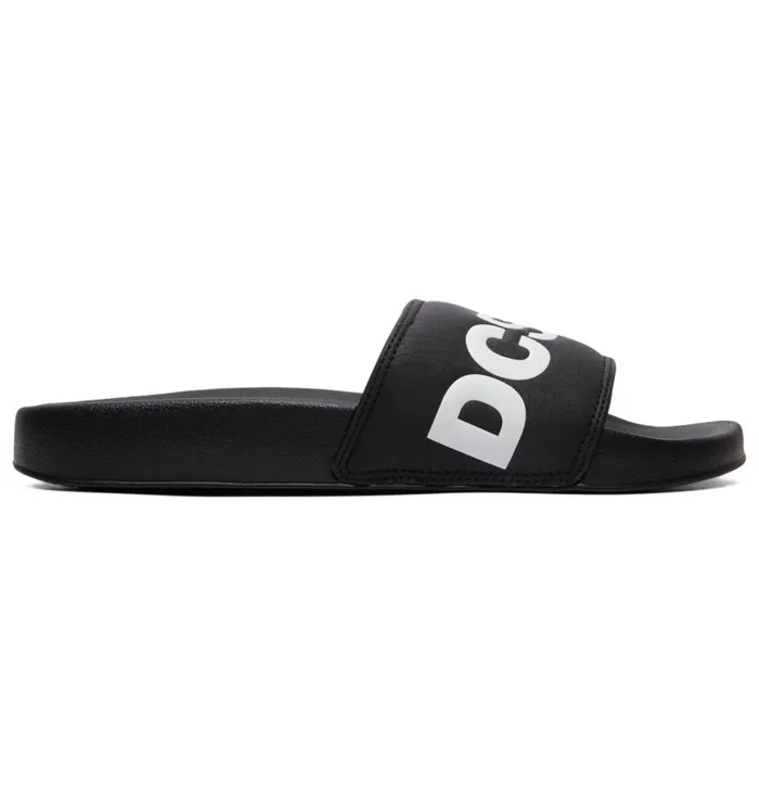 Slides Men DC Shoes DC Slides Blackwhite