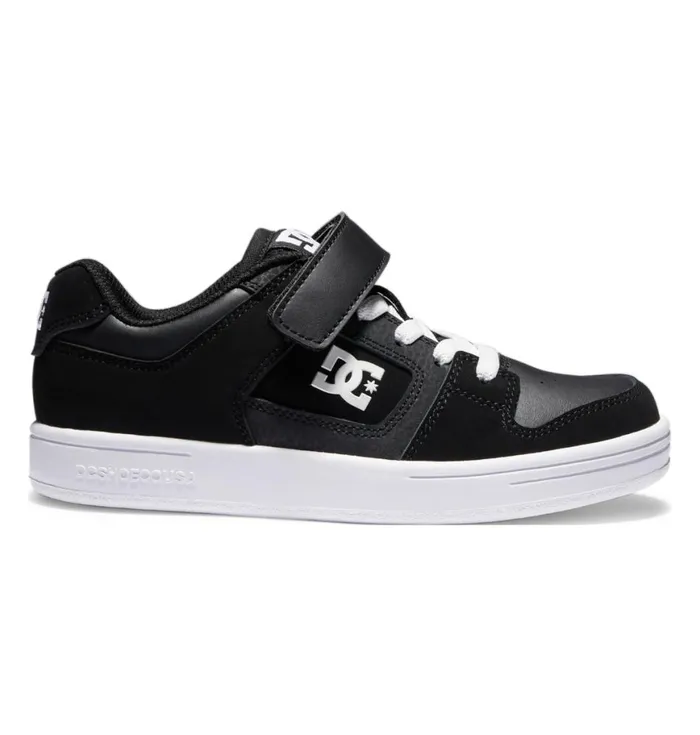 Sneakers Kids DC Shoes Boy039s Manteca 4 Elastic Waist Lace Shoes Blackblackwhite