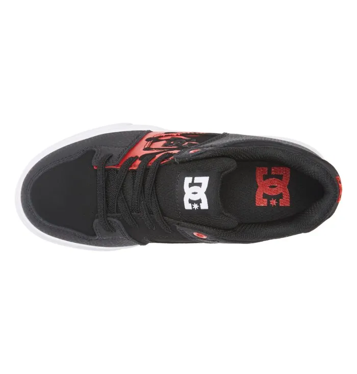 Sneakers Kids DC Shoes Boy039s Pure Elastic Waist Lace Shoes Redgreygrey