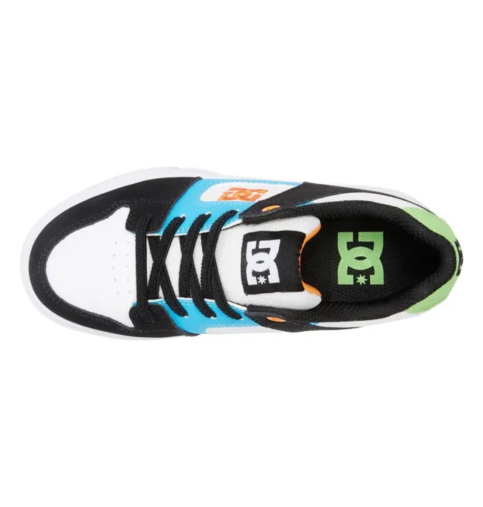 Sneakers Kids DC Shoes Boy039s Pure Elastic Waist Lace Shoes Whiteblackblue