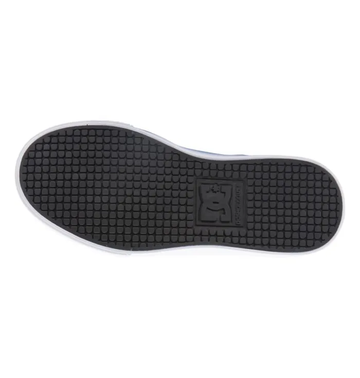 Sneakers Kids DC Shoes Boy039s Pure Elastic Waist Lace Shoes Whiteblackblue