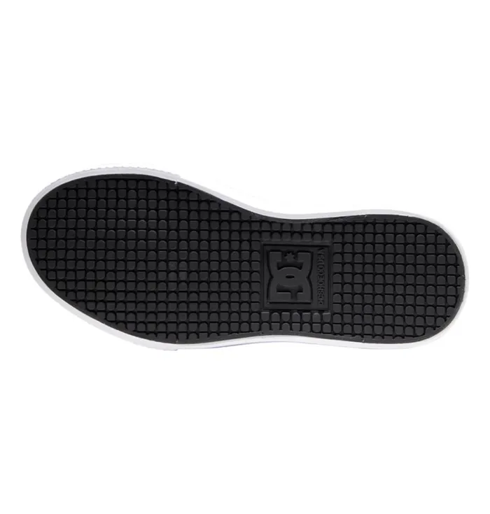 Sneakers Kids DC Shoes Pure High Elastic Waist Lace HighTop Shoes Greygreen