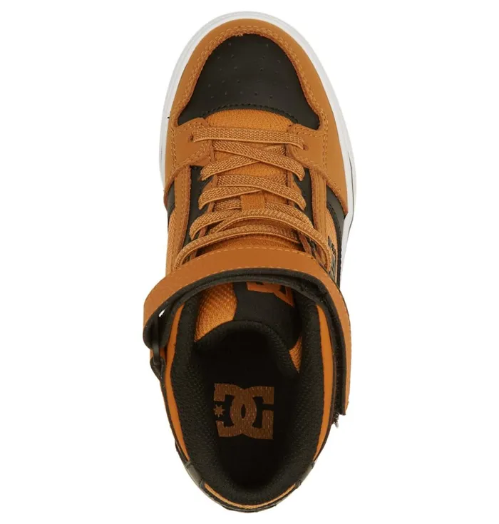 Sneakers Kids DC Shoes Pure High Elastic Waist Lace HighTop Shoes Wheatblack