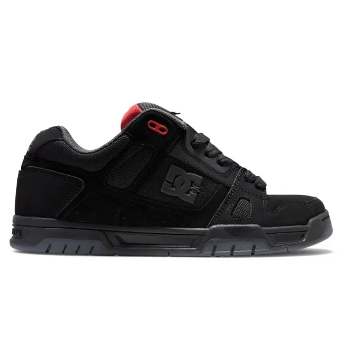 Sneakers Men DC Shoes Stag Shoes Blackgreyred