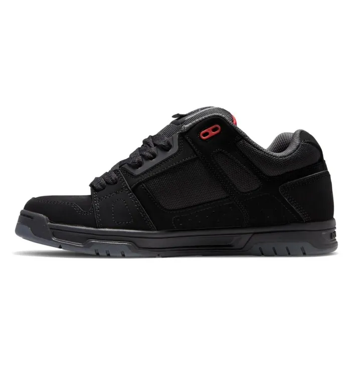 Sneakers Men DC Shoes Stag Shoes Blackgreyred