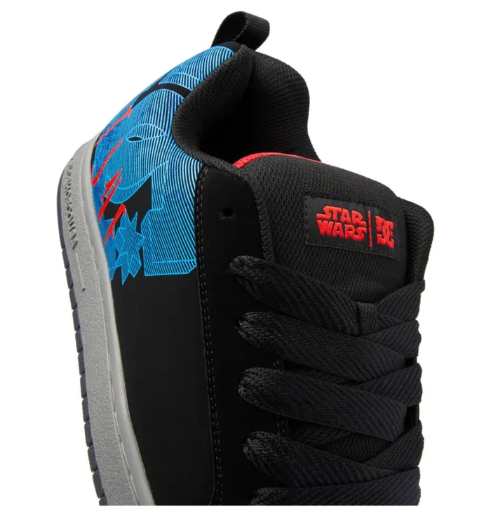 Sneakers Men DC Shoes Star Wars DC Court Graffik Shoe Blackgrey