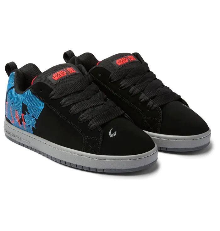 Sneakers Men DC Shoes Star Wars DC Court Graffik Shoe Blackgrey