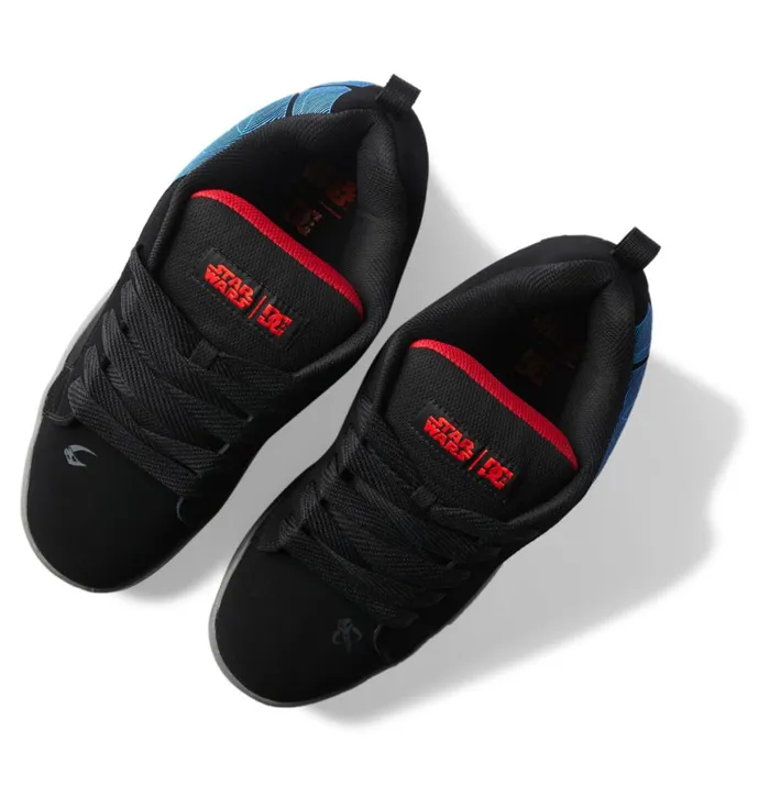 Sneakers Men DC Shoes Star Wars DC Court Graffik Shoe Blackgrey