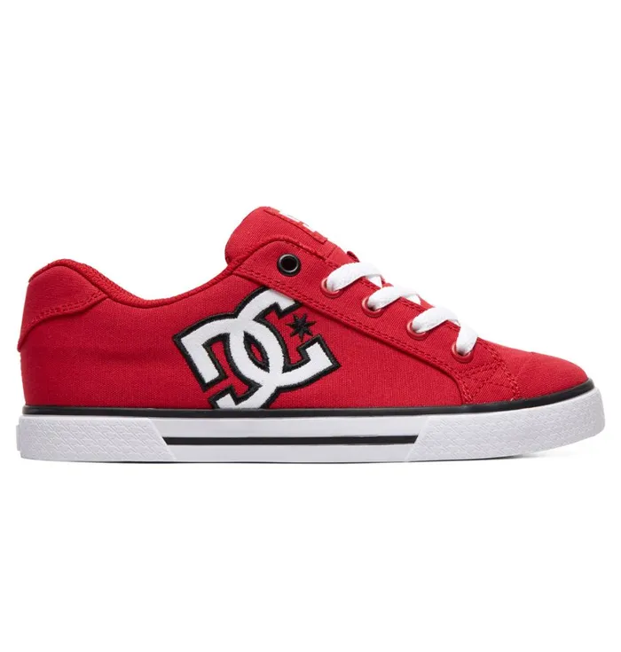 Sneakers Women DC Shoes Chelsea Canvas Shoes Blackwhiteblack
