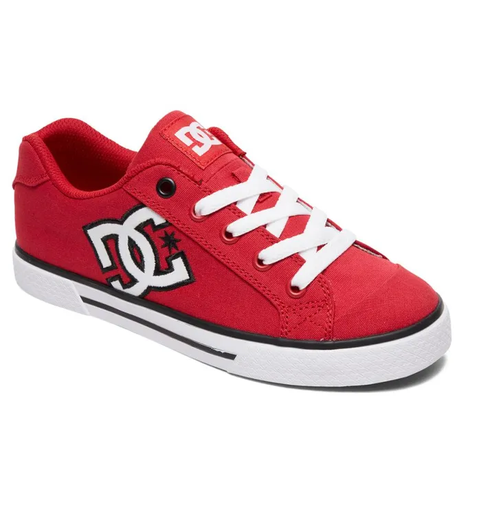 Sneakers Women DC Shoes Chelsea Canvas Shoes Blackwhiteblack