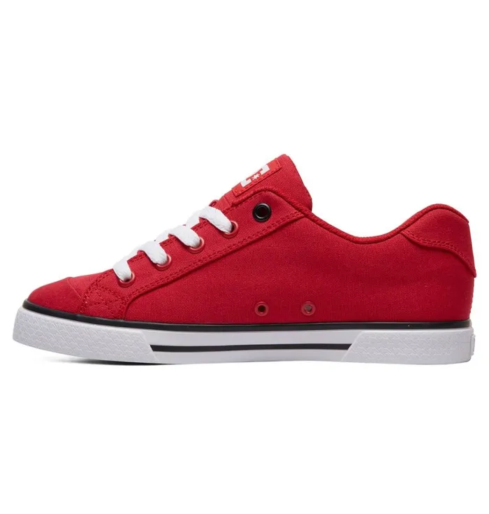 Sneakers Women DC Shoes Chelsea Canvas Shoes Blackwhiteblack