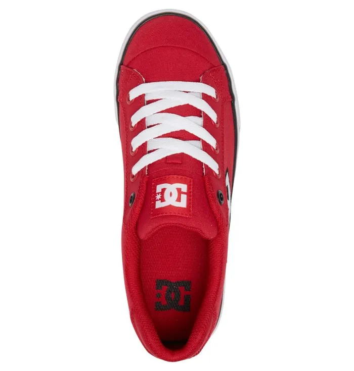Sneakers Women DC Shoes Chelsea Canvas Shoes Blackwhiteblack