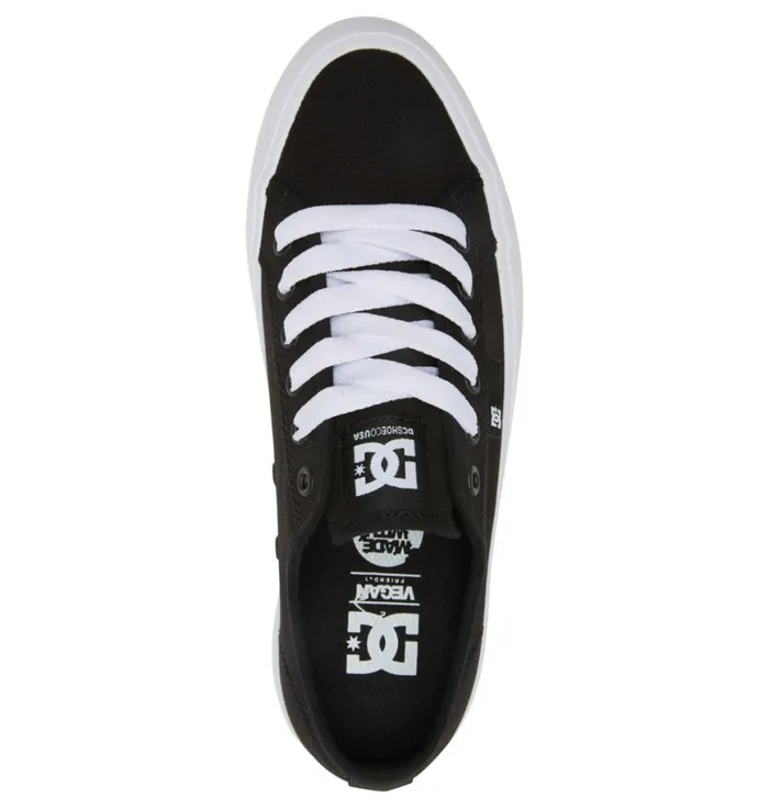 Sneakers Women DC Shoes Manual Platform Shoes Blackwhite