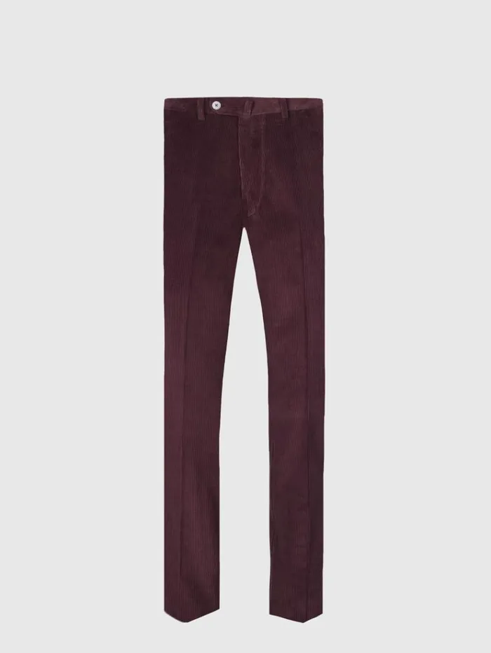 Soft Corduroy Dress Trouser Plum Men Paul Stuart Pants