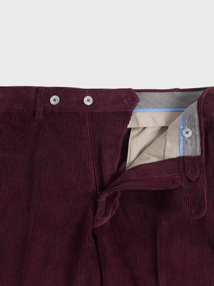 Soft Corduroy Dress Trouser Plum Men Paul Stuart Pants