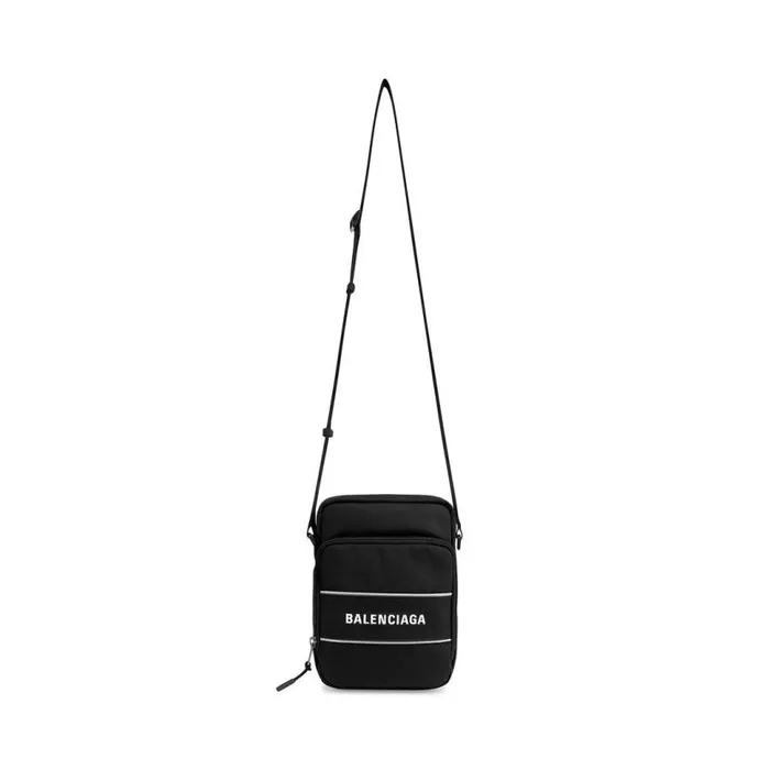 Sport Small Messenger Bag In Blackwhite Men Balenciaga Crossbodies and Messengers