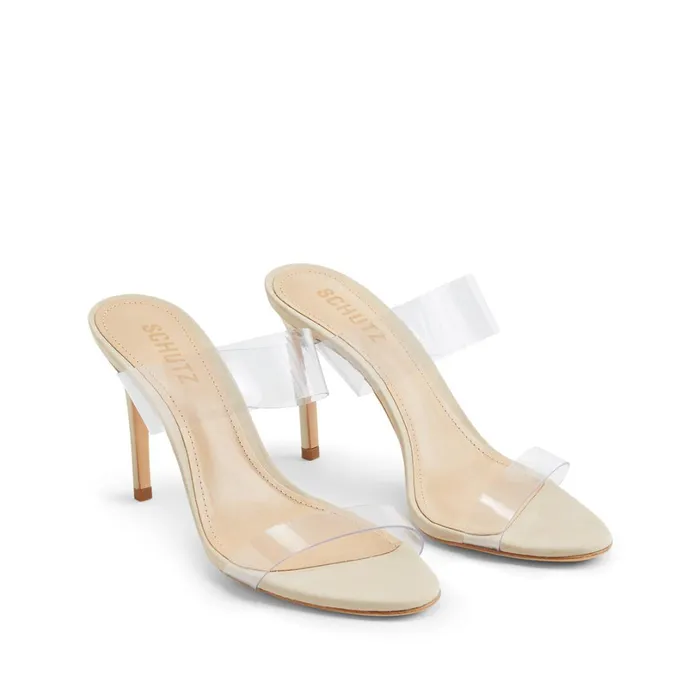 Stiletto Heels Women Schutz Shoes Ariella Sandal Oyster Stiletto Heels Women Schutz Shoes Ariella Sandal Oyster