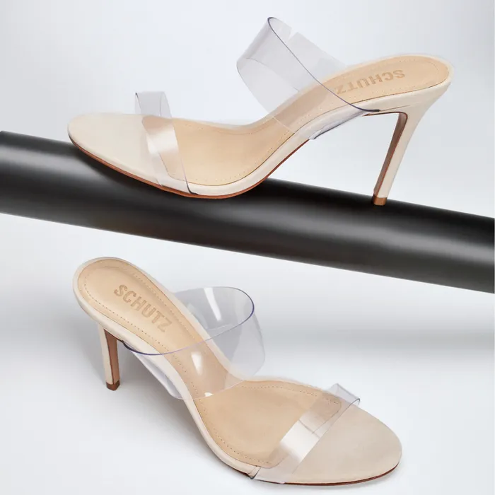 Stiletto Heels Women Schutz Shoes Ariella Sandal Oyster Stiletto Heels Women Schutz Shoes Ariella Sandal Oyster