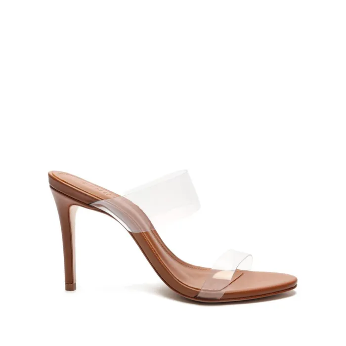 Stiletto Heels Women Schutz Shoes Ariella Sandal Wood