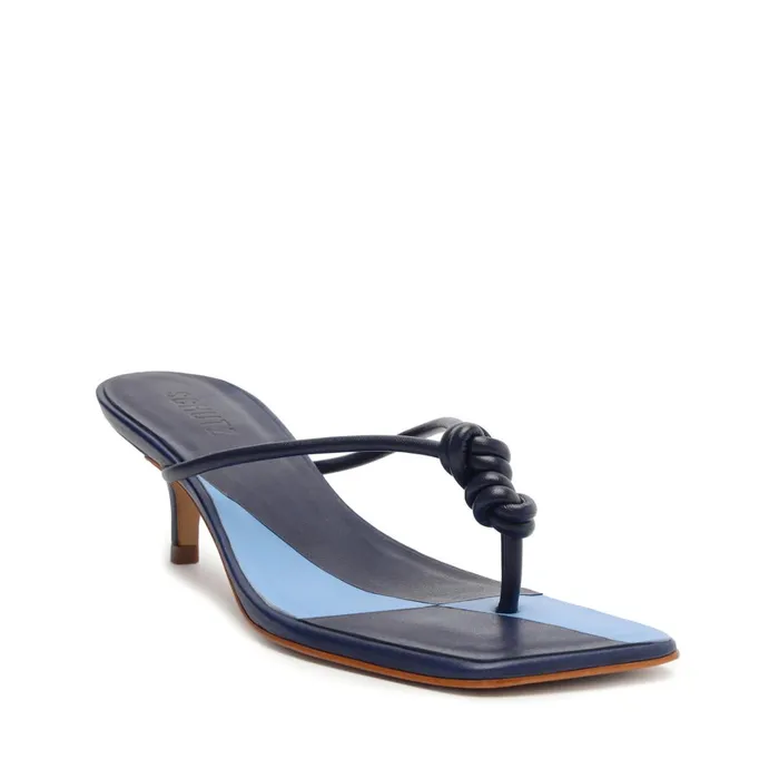 Stiletto Heels Women Schutz Shoes Poppy Sandal Blue