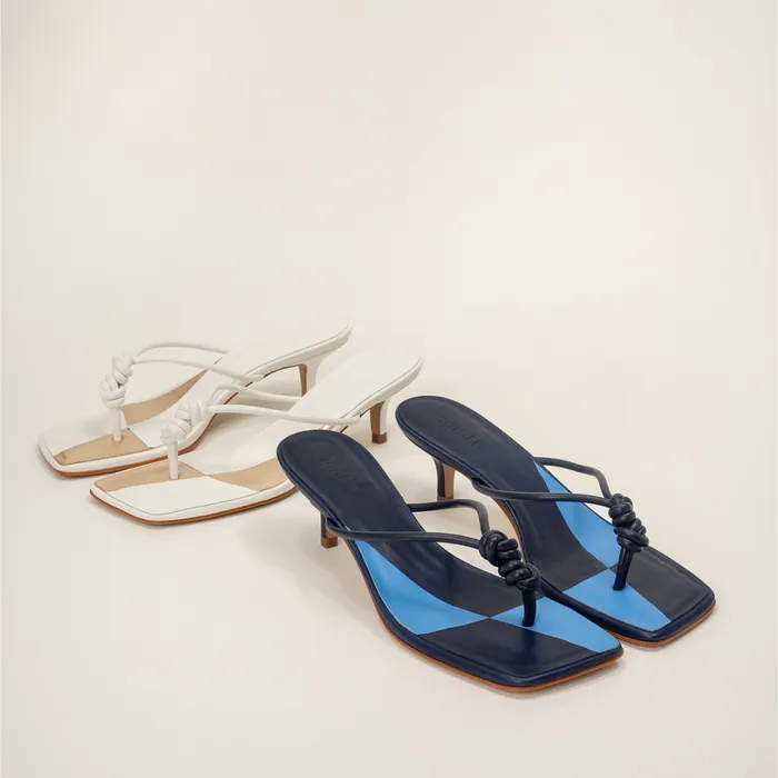 Stiletto Heels Women Schutz Shoes Poppy Sandal Blue