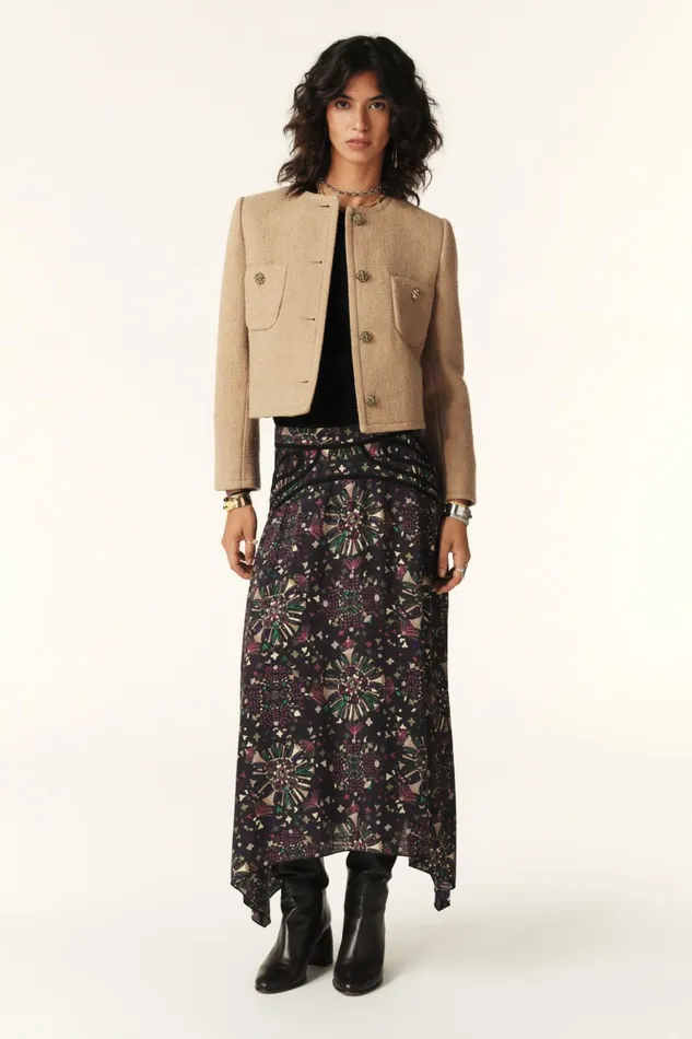 Structured Jacket Meredith Red Women Baandsh Jackets and Coats