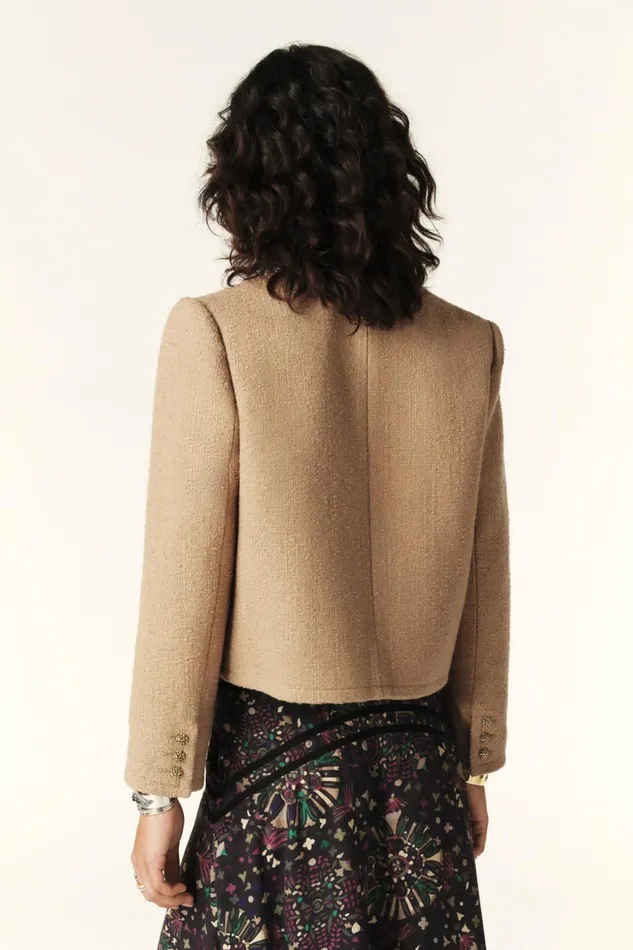 Structured Jacket Meredith Red Women Baandsh Jackets and Coats