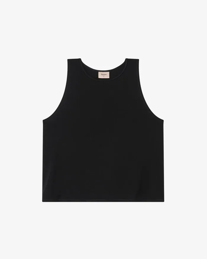 Studio Draped Tank Top Black Women Repetto Tops
