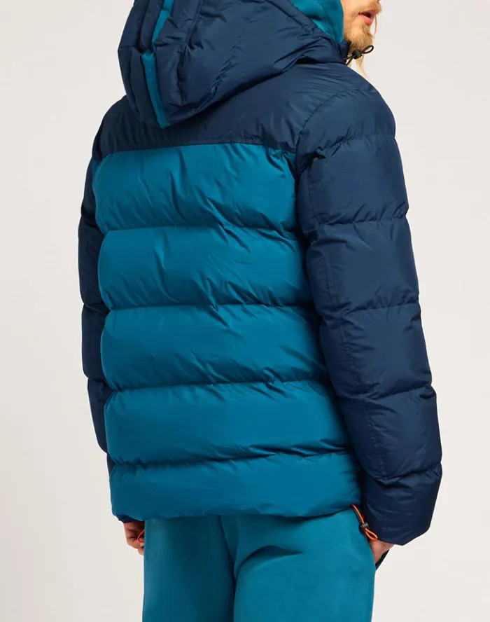 Sundek 200 Gr Hooded Padded Jacket Dark Teal 01 Man Jackets