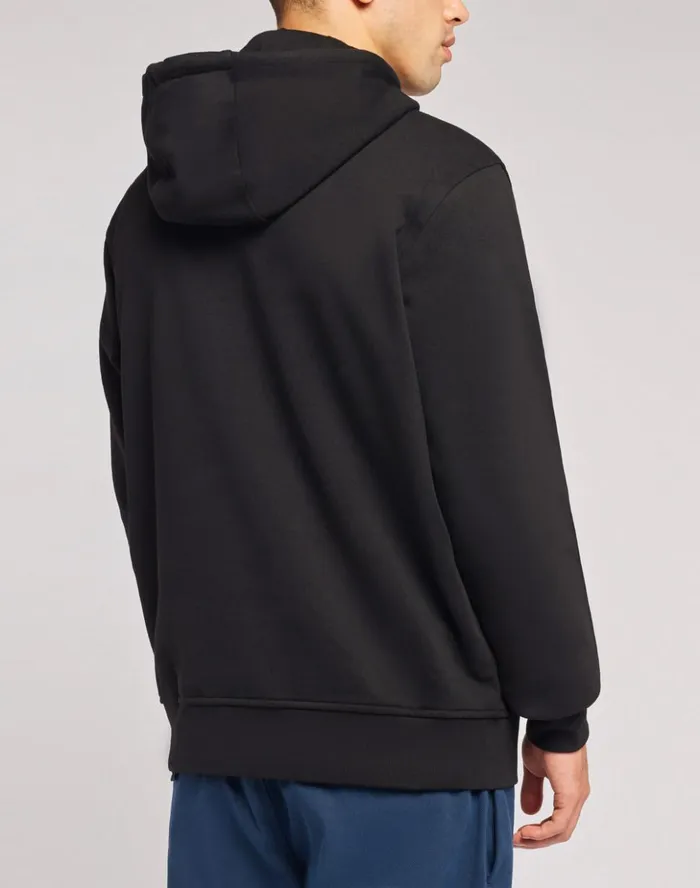Sundek 34 Zipper Hooded Sweatshirt Black Man Sweatshirts