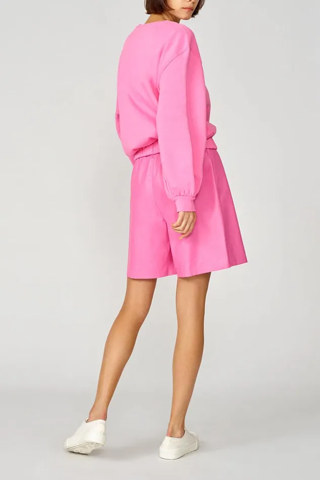 Sundek Big Sleeves Fleece Oleander Woman Sweatshirts