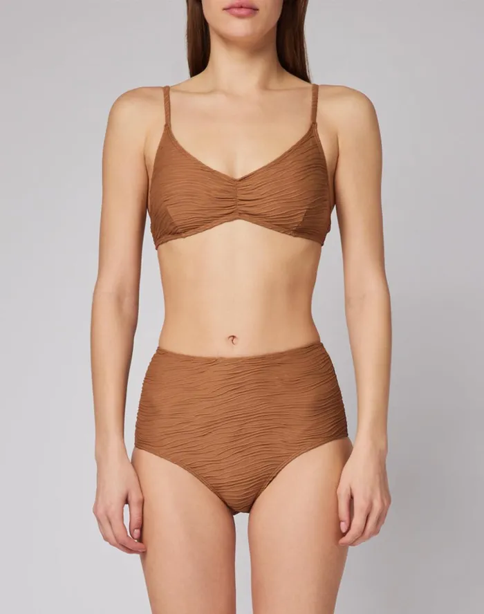 Sundek Bikini Bottom Raw Wood Woman Solid Color Bikini