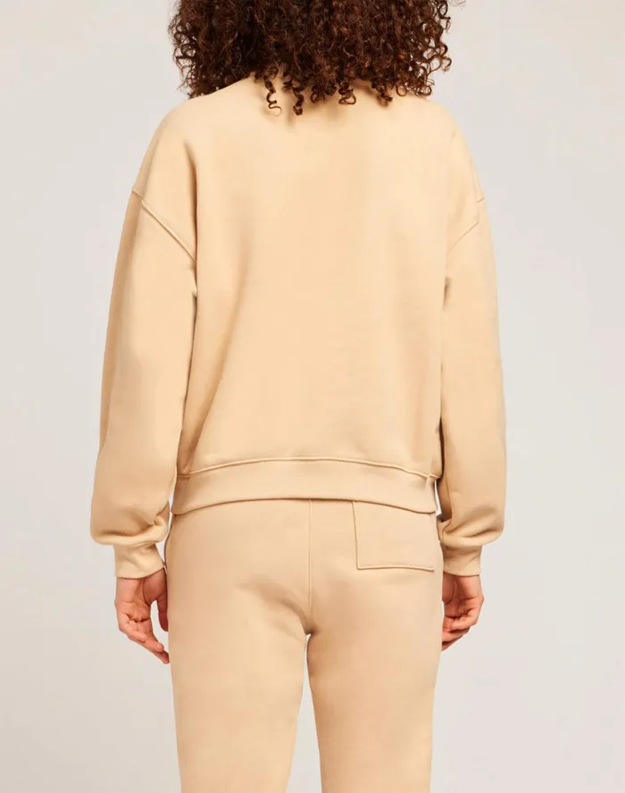 Sundek Brushed Cotton Sweatshirt Desert Woman Sweatshirts