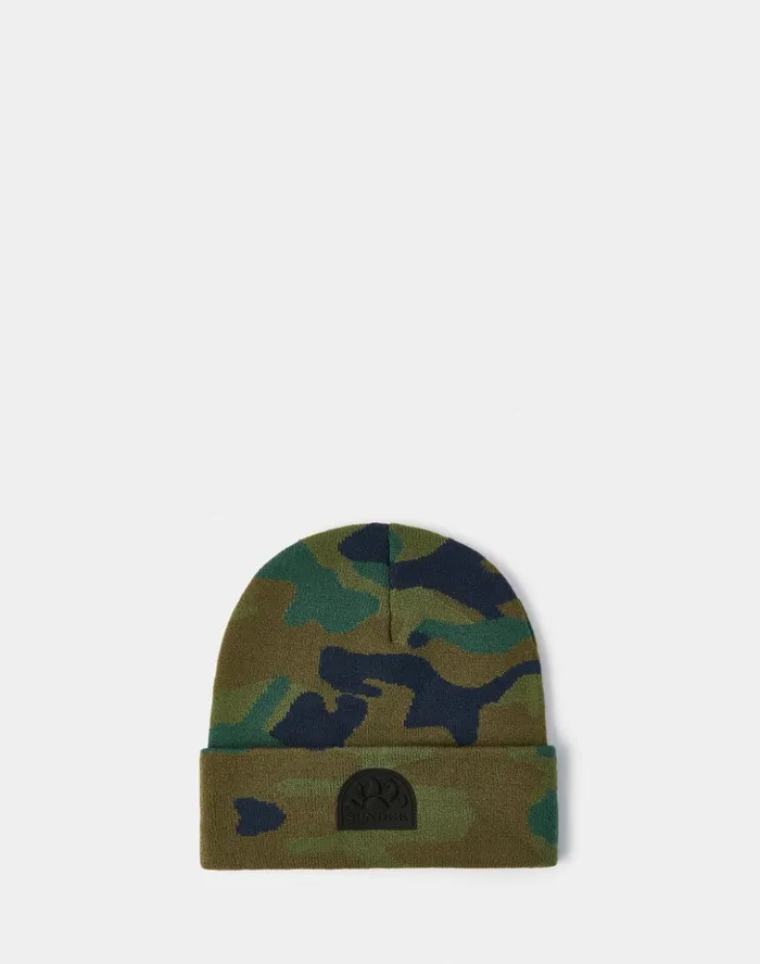 Sundek Camou Beanie Deep Forest 2 Boy Hats and Caps