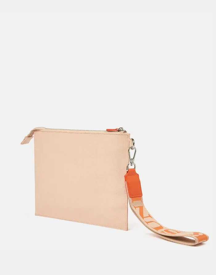Sundek Canvas Clutch Bag Gerbera 01 Woman Travel Pouches
