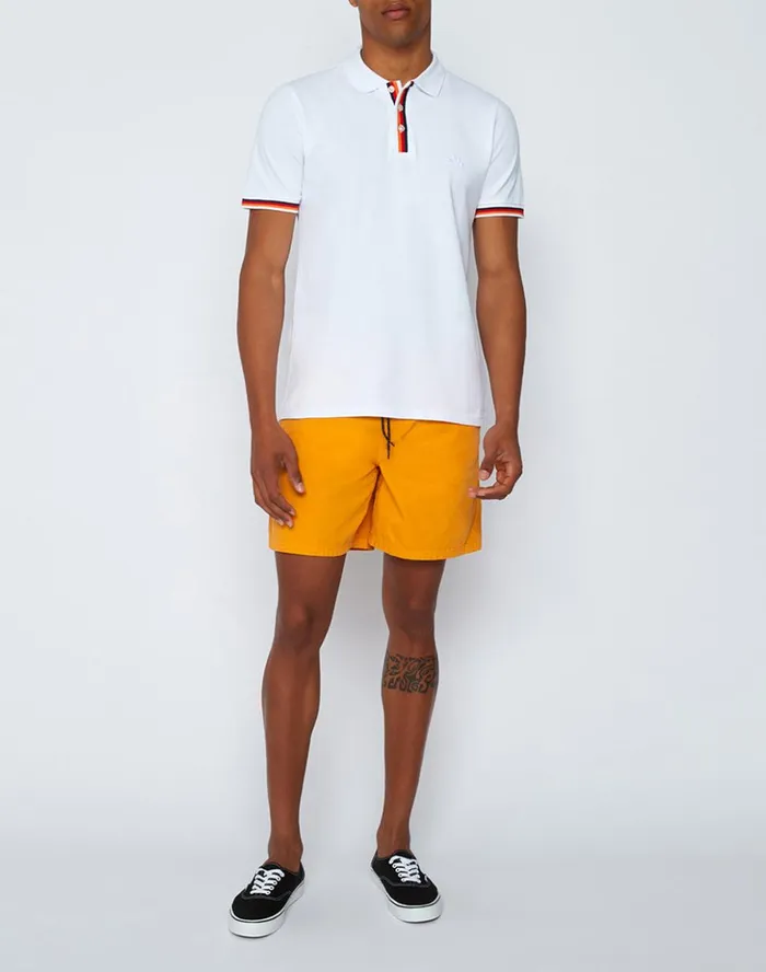 Sundek Cotton Piquet Polo Shirt White 01 Man Polo Shirt