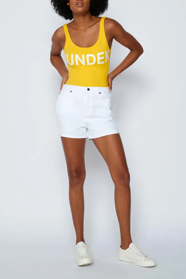 Sundek Denim Tc SkinShorts White Woman Pants and Shorts