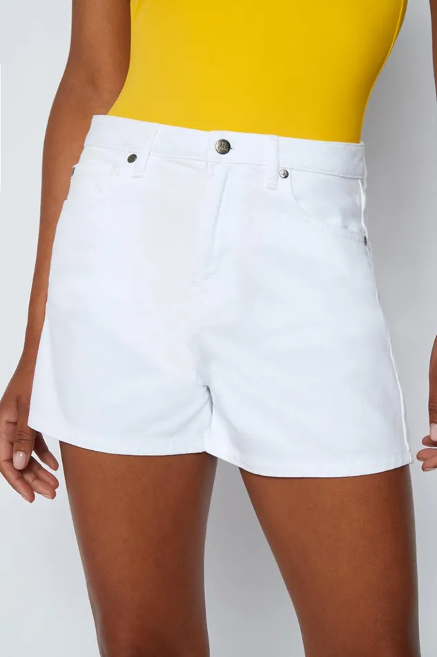 Sundek Denim Tc SkinShorts White Woman Pants and Shorts
