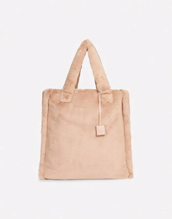 Sundek EcoFur Shopping Bag Nut Woman Bags