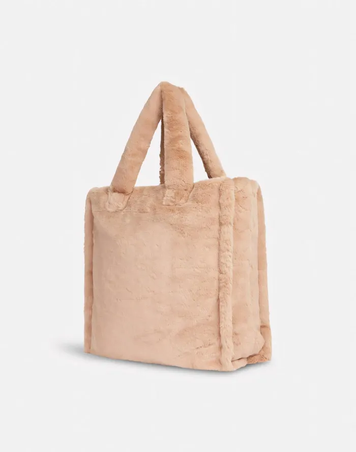 Sundek EcoFur Shopping Bag Nut Woman Bags
