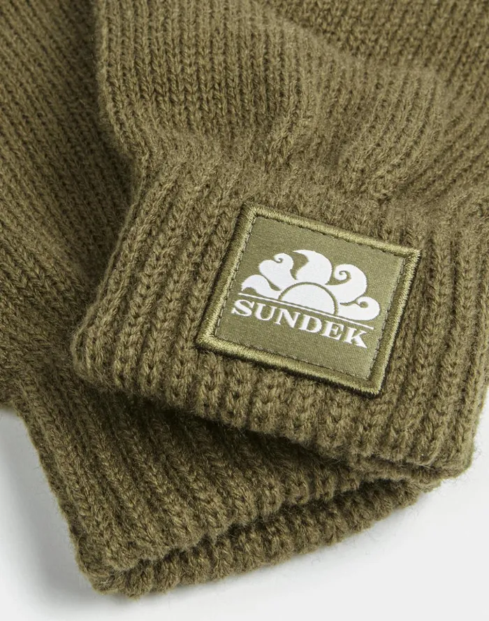Sundek Gloves With Logo Dkar Green Boy Gloves