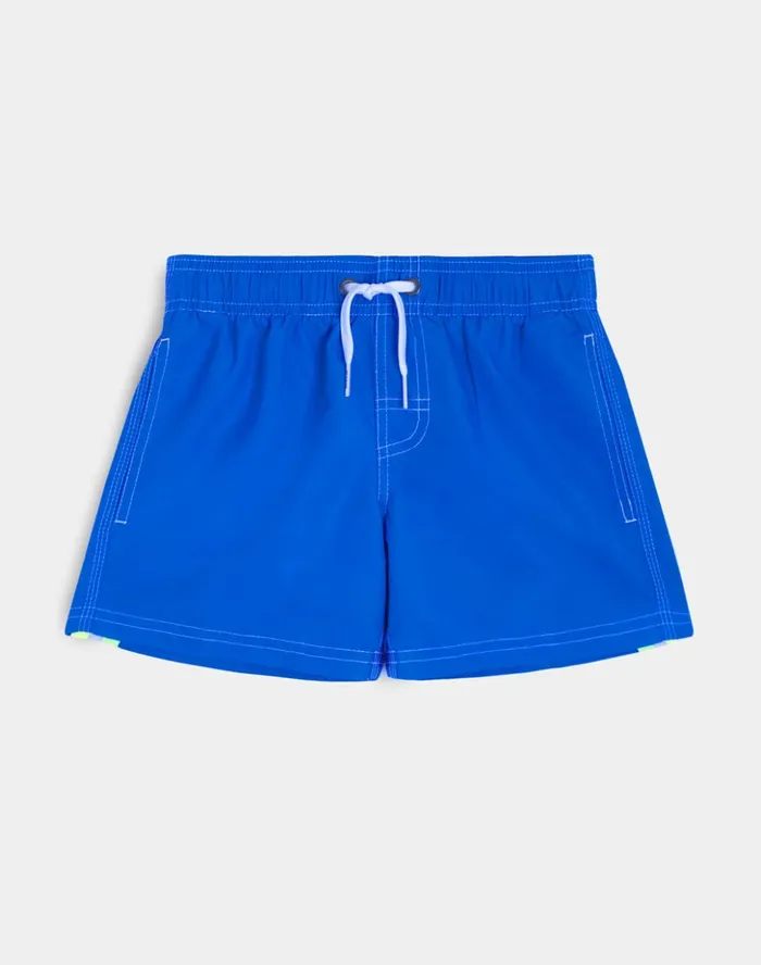 Sundek Iconic Taffeta Stretch Waist Swim Trunks Sapphire 08 BoyMan Iconic