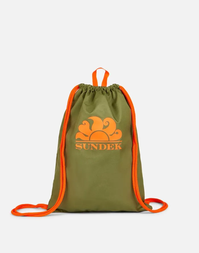 Sundek Irvine 8211 Nylon Rucksack Dark Ar Green 02 Man Bags