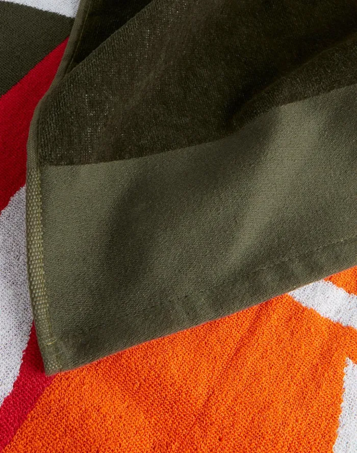 Sundek Jacquard Towel Dk Ar Green 01 Man Towels