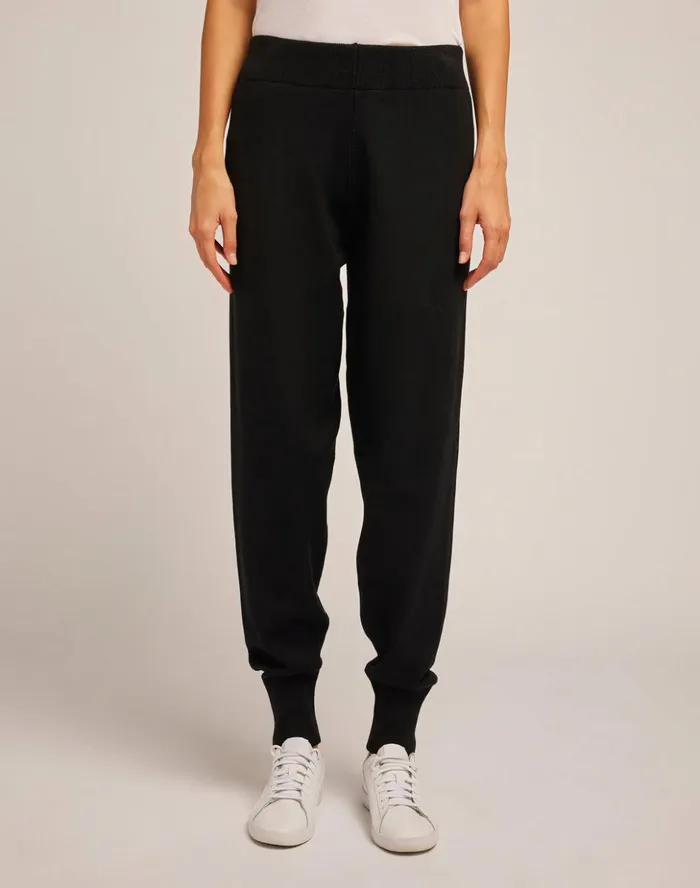 Sundek Knit Trousers Black Woman Trousers