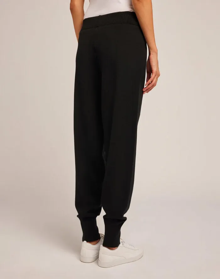 Sundek Knit Trousers Black Woman Trousers