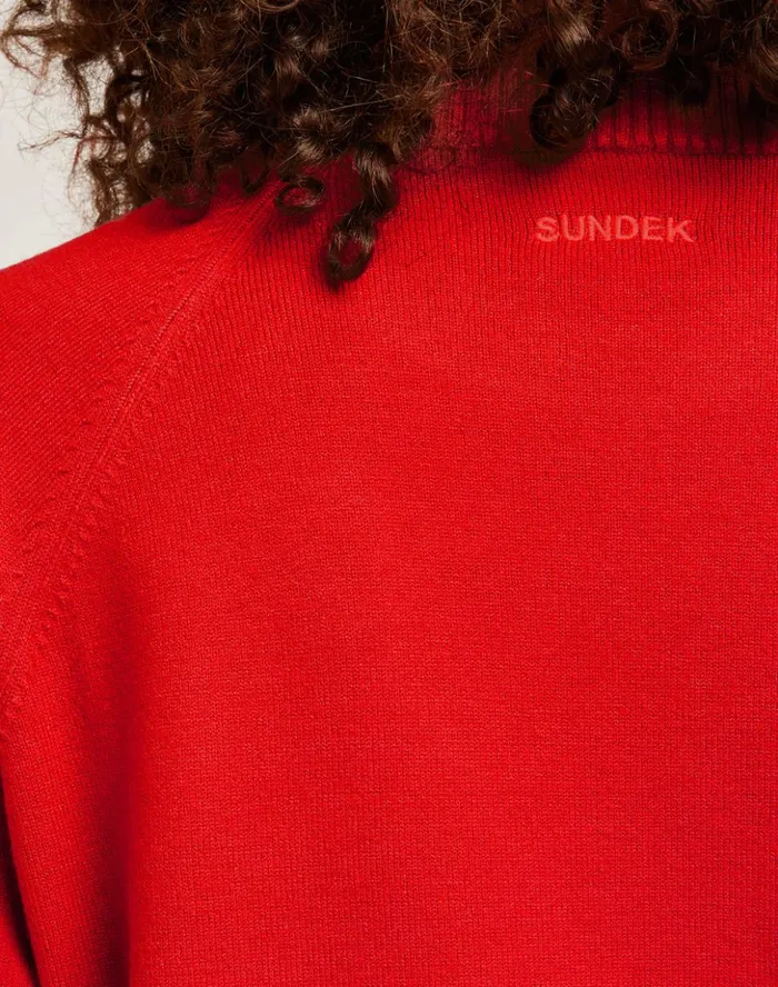 Sundek Knitted CrewNeck Sweatshirt Burnside Woman Sweatshirts