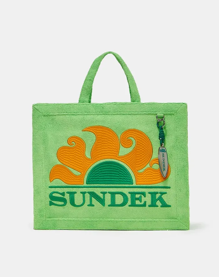 Sundek Large Towelling Tote Bag Jasmine 01 Woman Bags