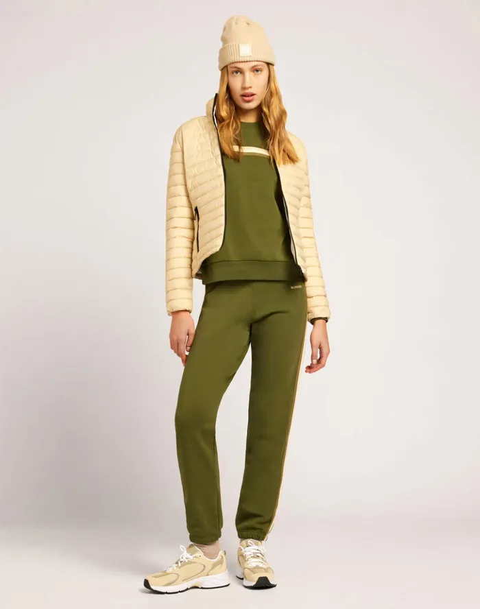 Sundek Lightweight Quilted Down Jacket Mangrove Woman Jackets